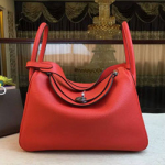 에르메스 오리지널 토고가죽 린디백 30cm 핫레드