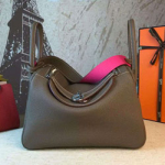 에르메스 오리지널 토고가죽 린디백 30cm 멀티 그레이