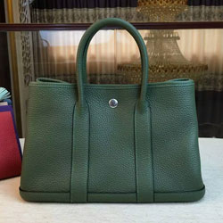 에르메스 오리지널 토고가죽 가든파티 그린