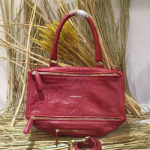 지방시 링클 판도라백 미듐/라지 레드 (신형 로고)