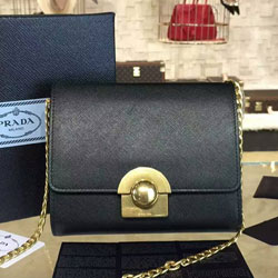 프라다 크로스백 1BH007 블랙