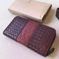 보테가 베네타  장지갑 버건디