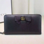구찌 리본 장지갑 블랙 G435819