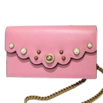 구찌 체인 장지갑 핑크 G431478