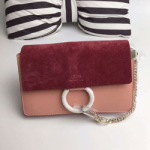 끌로에 faye 플랩백 브라운 미듐