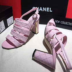 샤넬 구두 핑크
