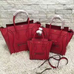 셀린느 러기지백 레드