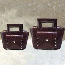 셀린느 토트백 178223 버건디 크로커