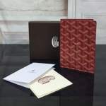 고야드  여권지갑 레드