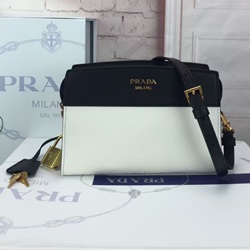 프라다 투톤 신상 가방 화이트