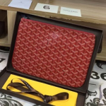 [고급형]고야드 클러치 레드