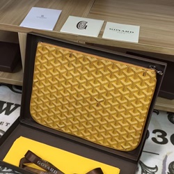 [고급형]고야드 클러치 옐로우