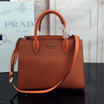 프라다 신상 1BA050비블리오텍 백 투톤 오렌지