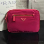 프라다 메이컵 가방 핑크