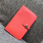 에르메스 오리지널 토고가죽 장지갑 체리핑크 20cm