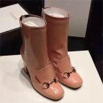 구찌 부츠 브라운