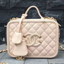 샤넬 17ss 클래식 캐비어 토트백