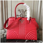 프라다 다이어그램 가죽 핸드백 1BA165