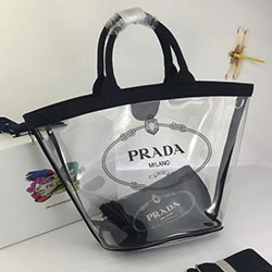 프라다 PVC 핸드백 1BG165