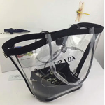 프라다 PVC 핸드백 1BG166