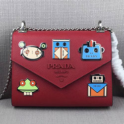 프라다 송아지 가죽 숄더백 1BD107