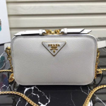 프라다 가죽백  1BL019