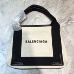 발렌시아가 네이비 쇼퍼백 XS B-219684