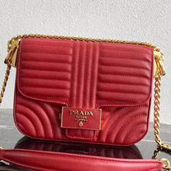 프라다 가죽 모노크롬 숄더백 1BD217