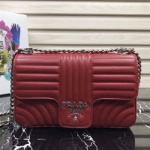 프라다 가죽 모노크롬 숄더백 1BD108