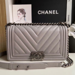 샤넬 보이백 램스킨 미듐 엔틱골드 25cm 191220