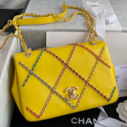  샤넬 램스킨 플랩백 AS210129