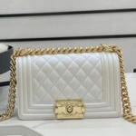 샤넬 캐비어 보이백 20cm C-220304