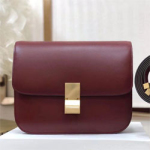 셀린느 박스백 버건디 C-981385
